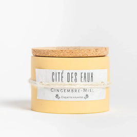 CITÉ DES EAUX (Gingembre Miel)Artisanales & Naturelles | 30h | Jaune