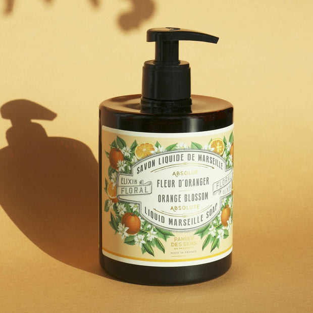 Savon liquide de Marseille 500ml | Fleur d'oranger