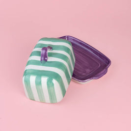 Beurrier en céramique - Esmeralda
