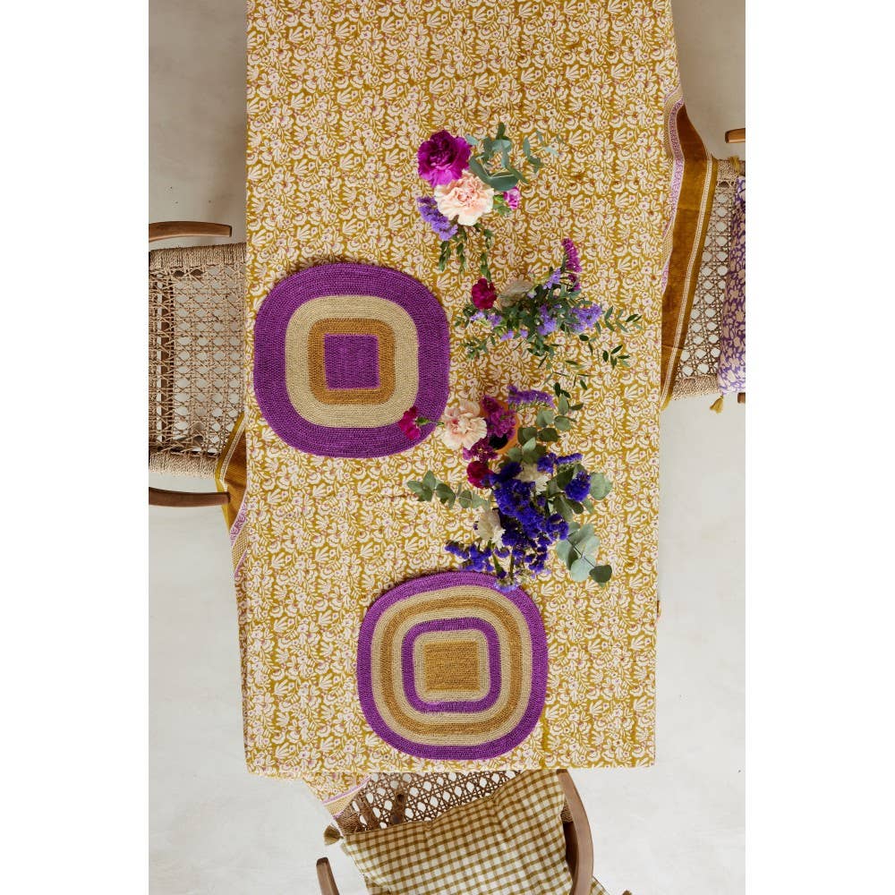 Set de table en jonc de mer - Mada Violet