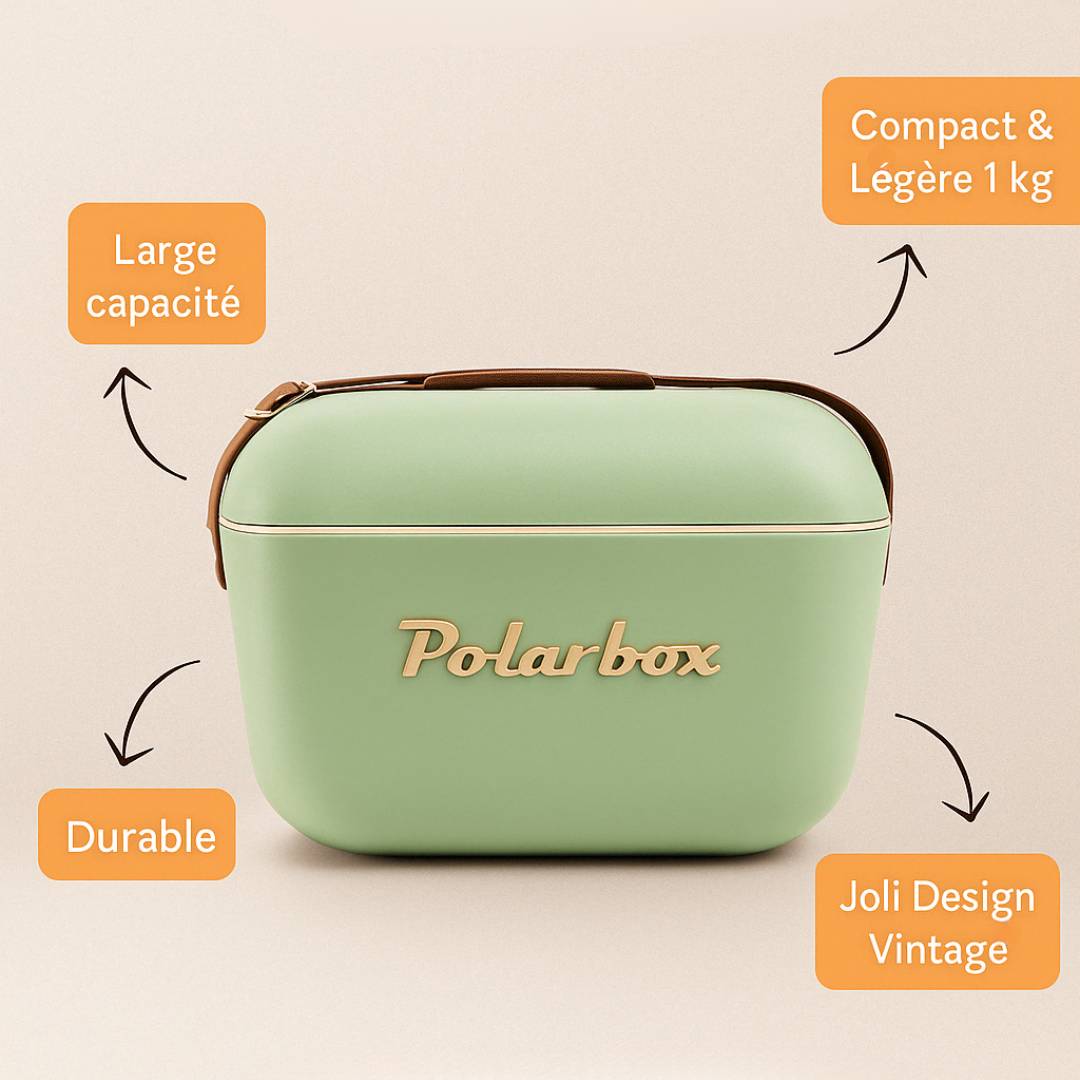 GLACIÈRE POLARBOX OLIVE 12L - GOLD