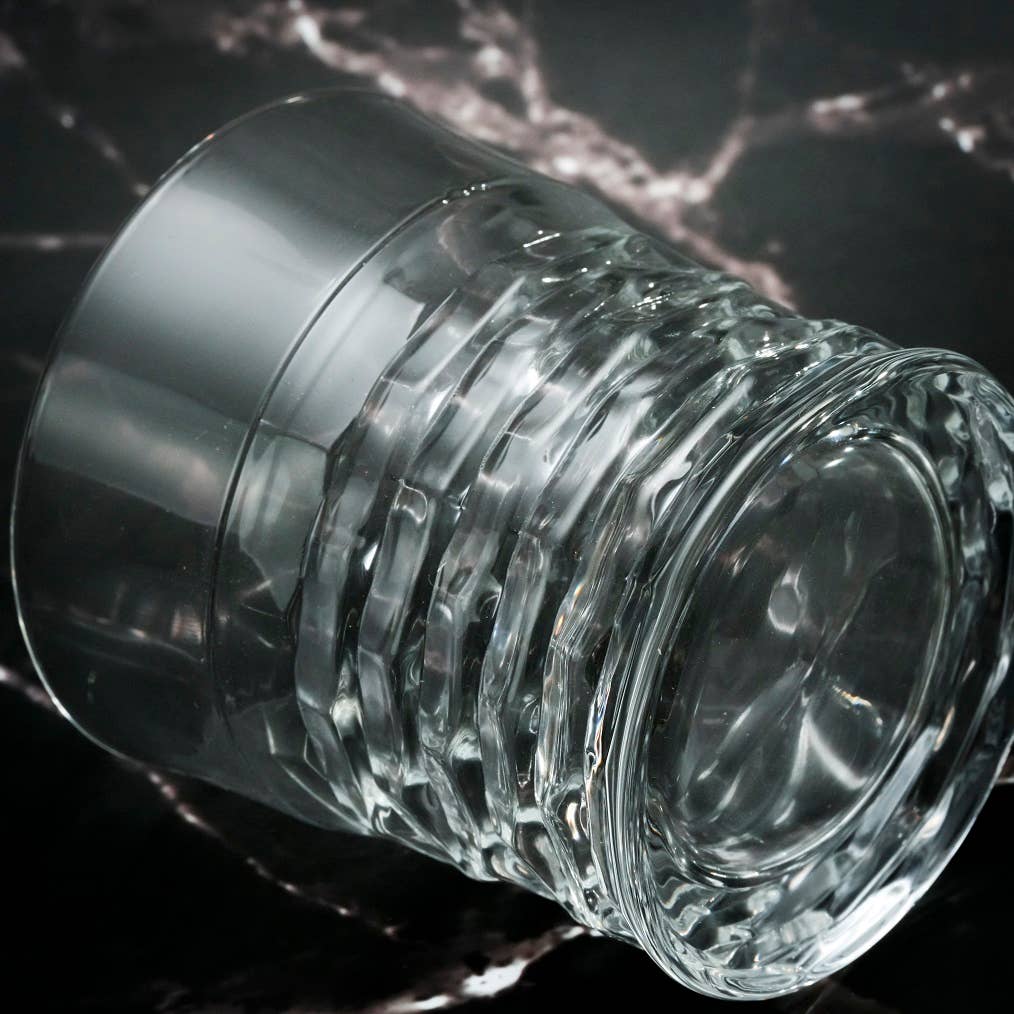 Verre japonais avec boîte cadeau, glaçons en granit et sous-verre |326: Un verre