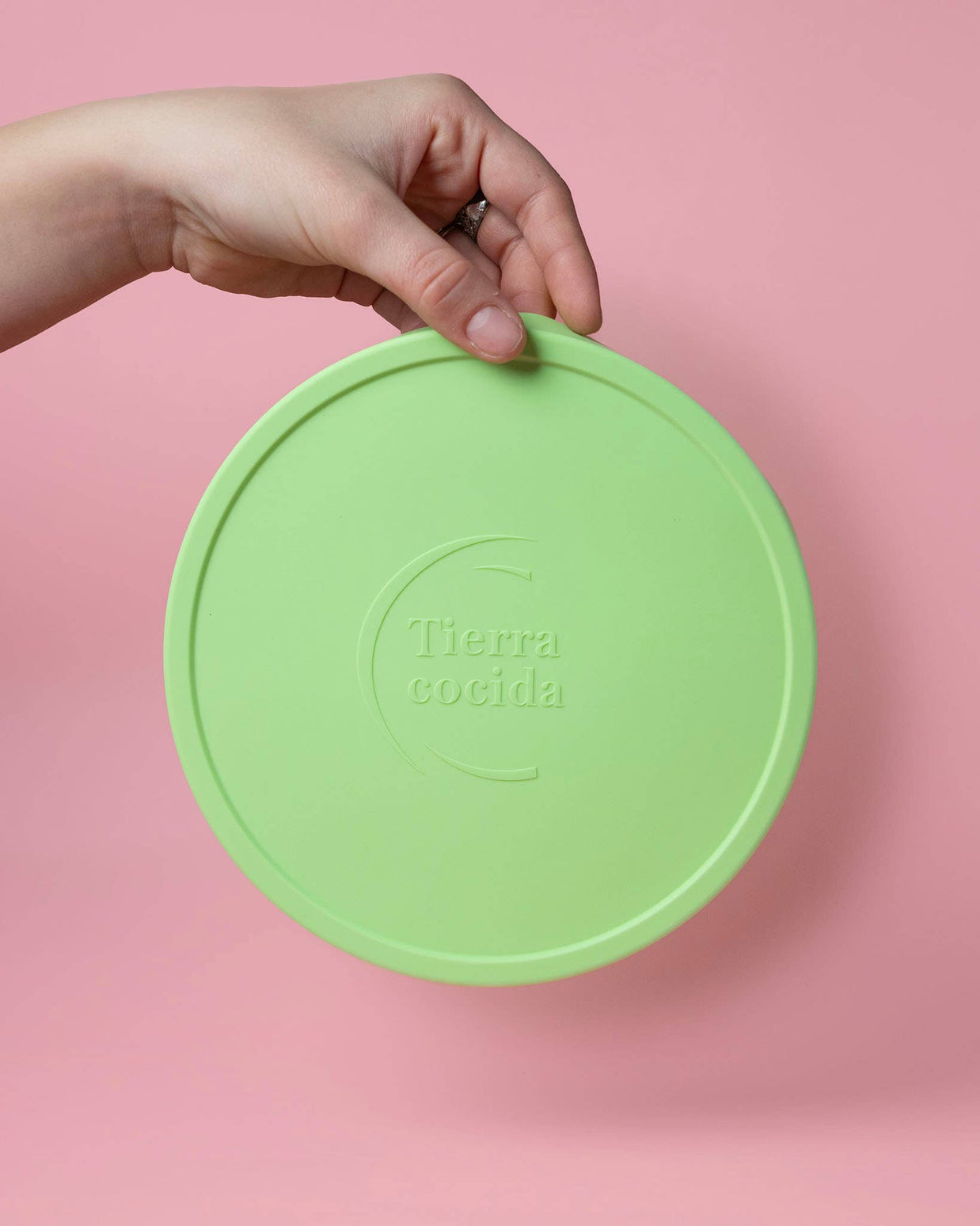 Couvercles en silicone réutilisables sans BPA / 2 tailles: Beis / Grand