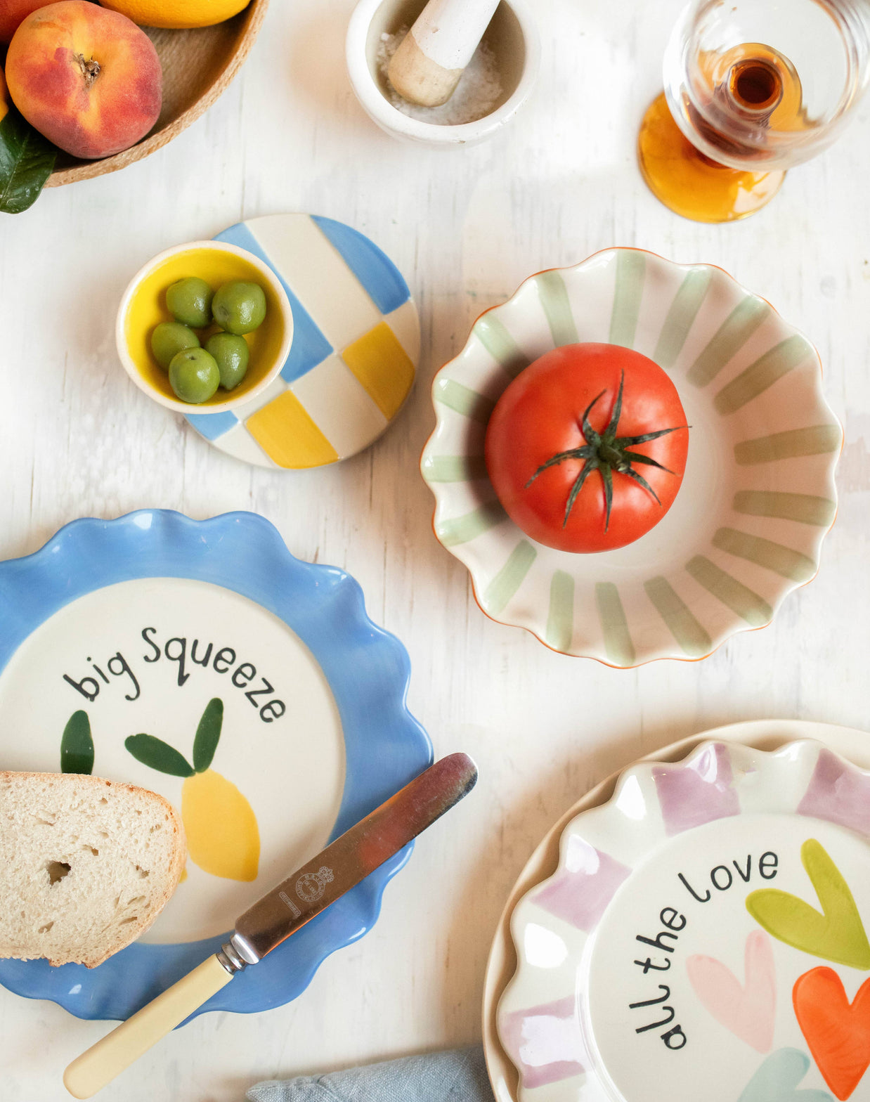 Assiette Multi-Cœurs Tout l'Amour