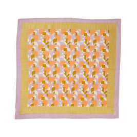 Foulard Indien - Love Mon Coeur Mauve