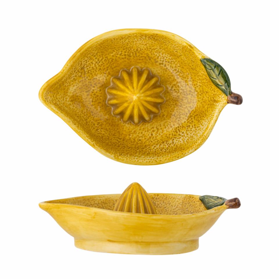 Presse-agrumes Limone, Jaune, Grès - Bloomingville