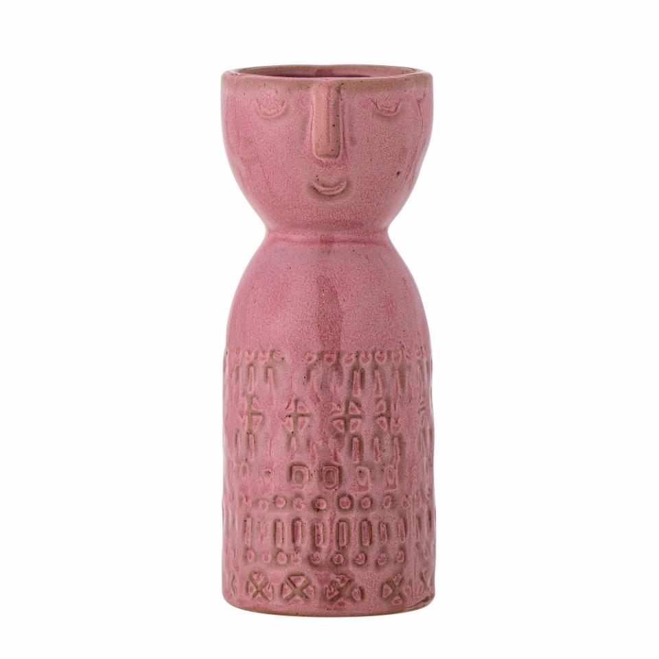 Vase Rose Grès, Embla, Bloomingville