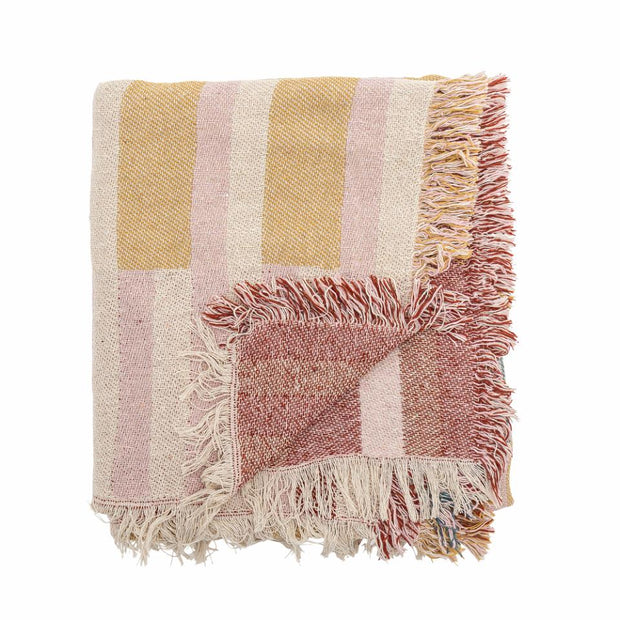 Plaid LANE, Marron, Coton