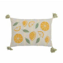 Lemon Coussin, Jaune, Coton