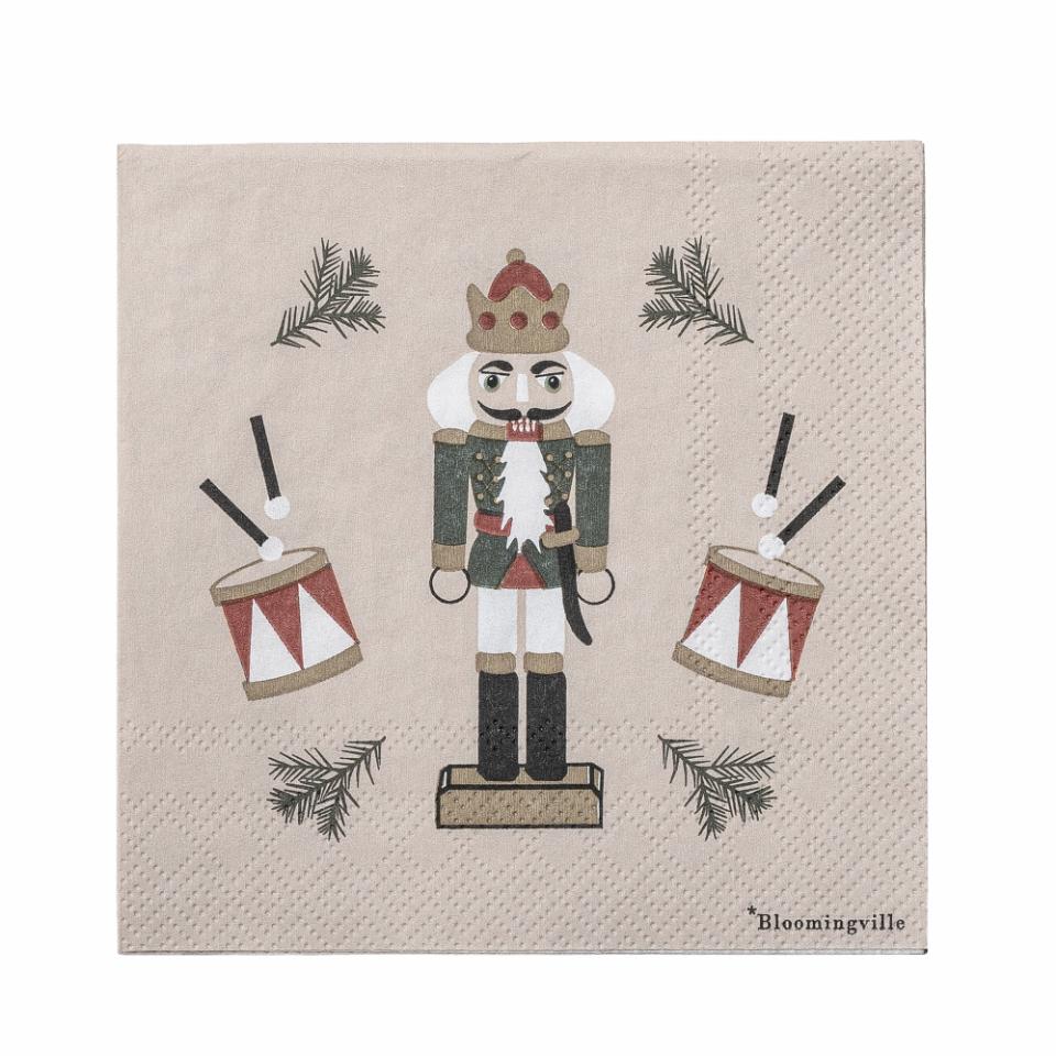 Serviette Casse-noisette Jolly, verte