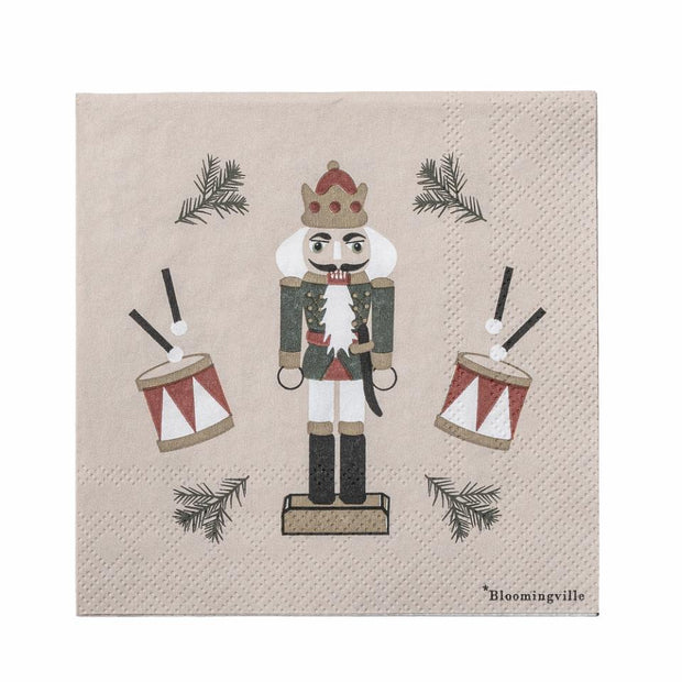 Serviette Casse-noisette Jolly, verte