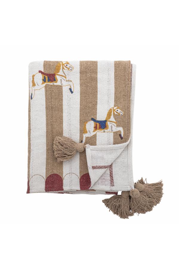 Merry-go-round Plaid, Multicolore, Fibres mélangées