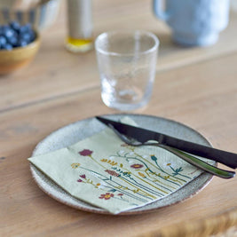 Serviettes en Papier Nature, Paige, Bloomingville