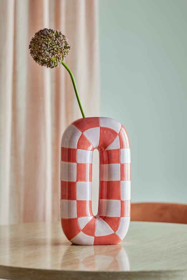 Mae Vase, Rose, Céramique