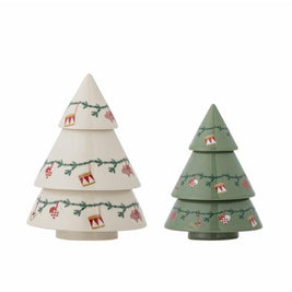 Yule Déco, Blanc, Grès