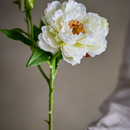 Pivoine Blanche artificielle - PEONY