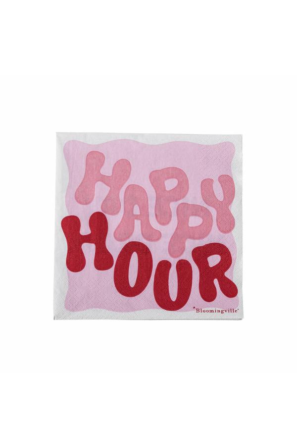 Rosy Serviette, Multicolore, FSC®Mix, Paper