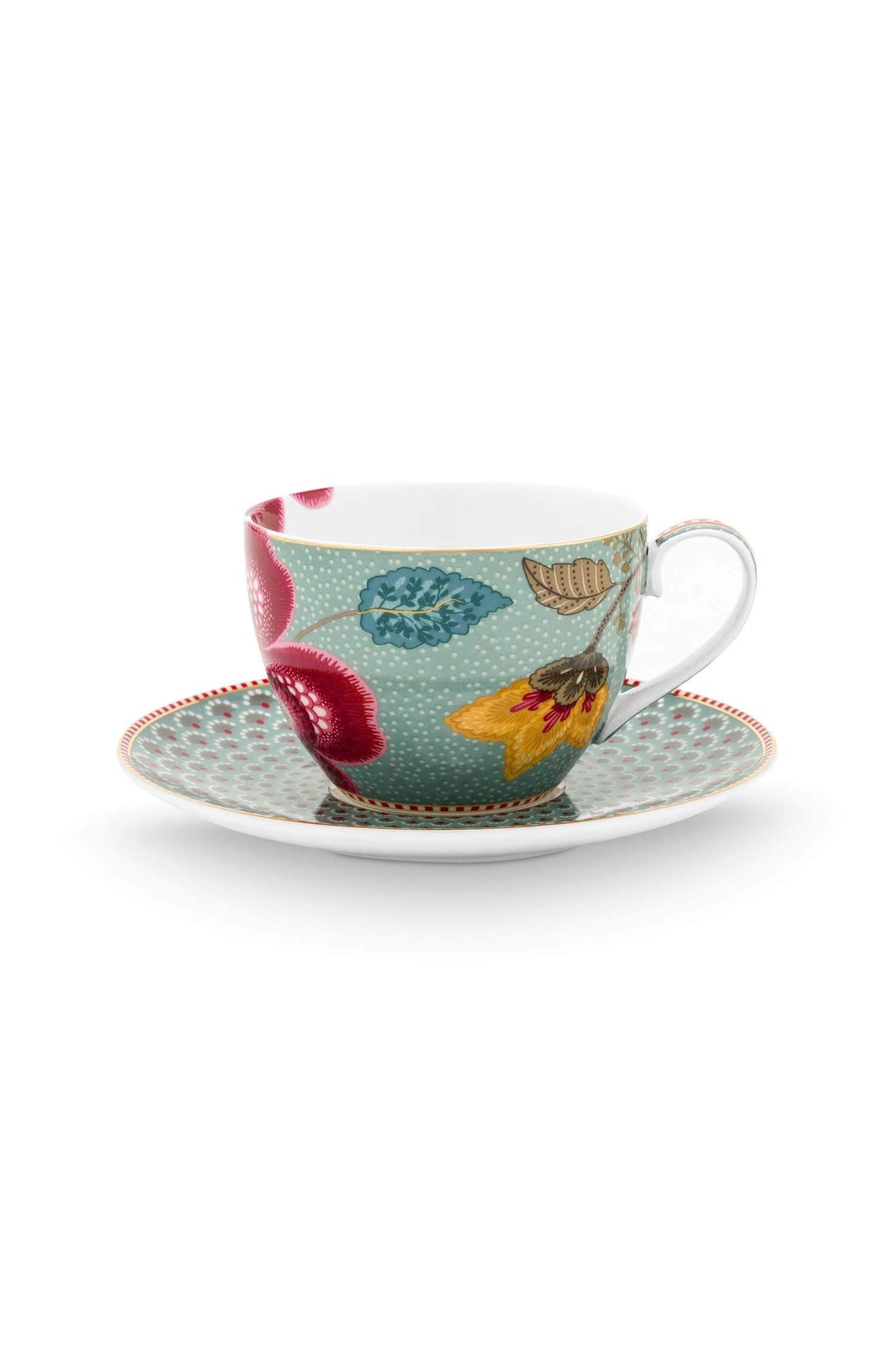 Tasse et Soucoupe Blooming Tales Fantasy Bleu 300ml