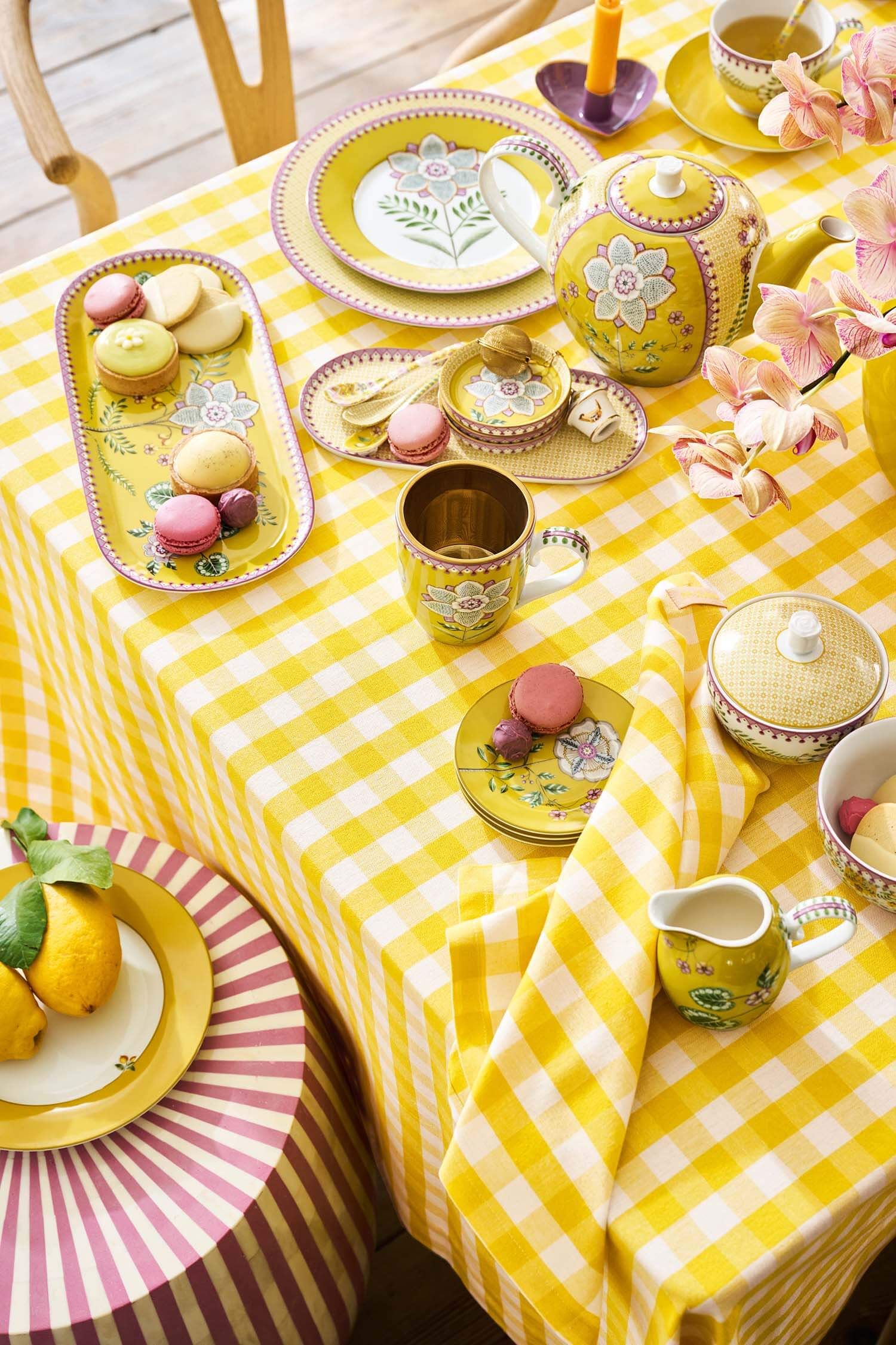 Petit Four Lily&Lotus Jaune 12cm