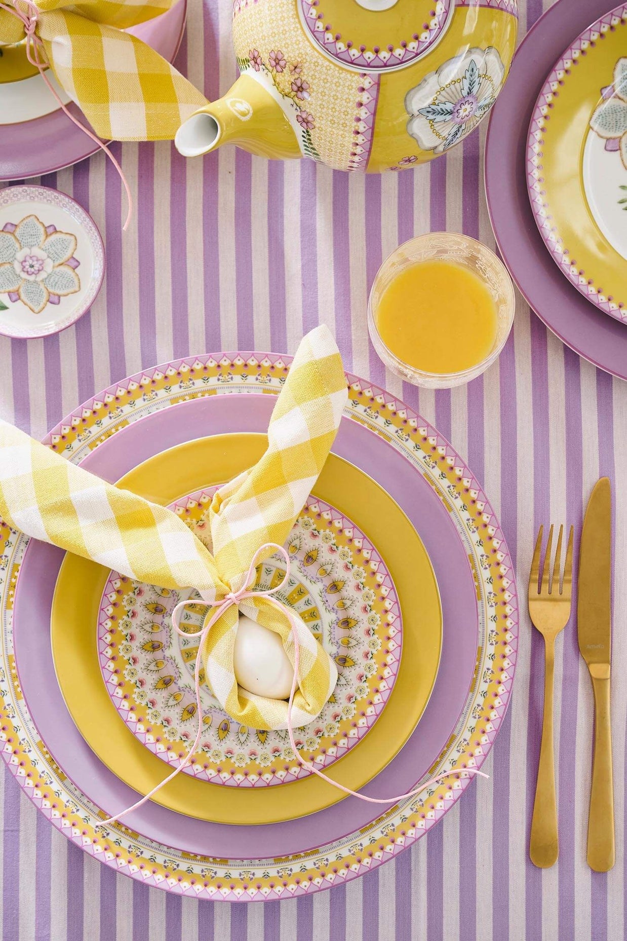 Assiettes de Présentation Lily&Lotus Moon Delight Jaune 32cm