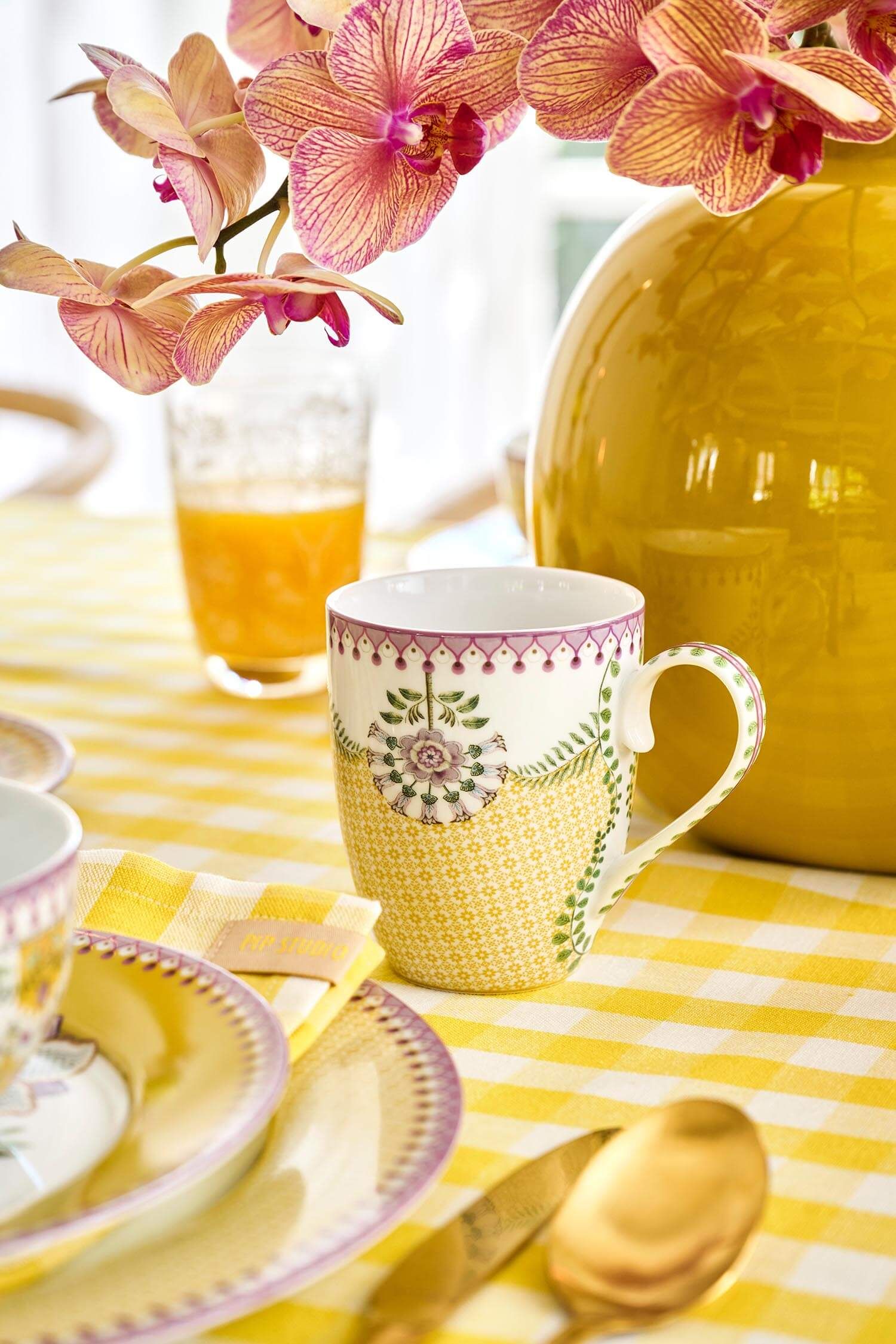 Tasse Lily&Lotus Tiles Jaune 365ml