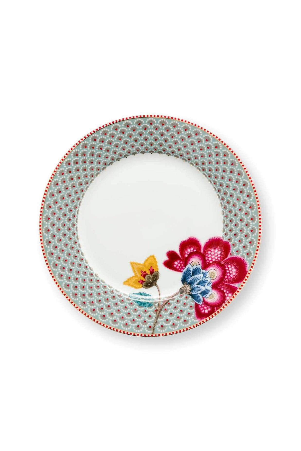 Assiette à Petit Déjeuner Blooming Tales Bleu 23cm