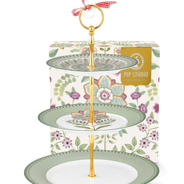 Présentoir à Gâteaux à 3 niveaux Lily&Lotus Vert