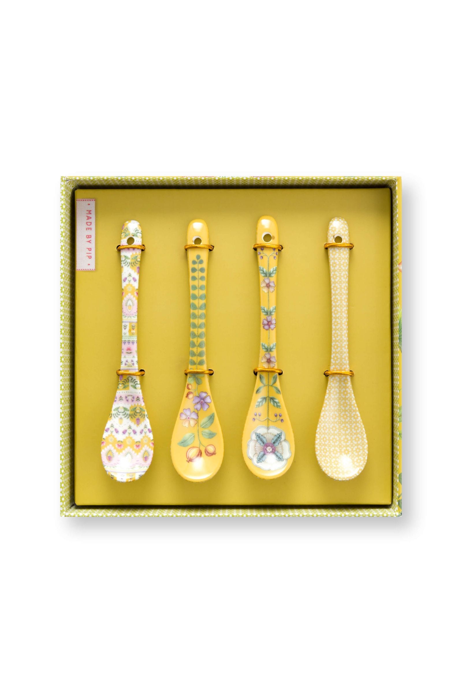 Set/4 Cuillères à Thé Lily&Lotus Jaune
