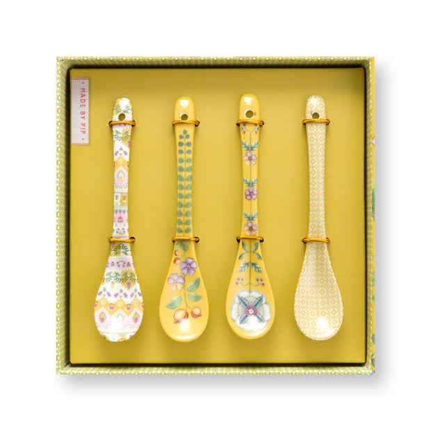 Set/4 Cuillères à Thé Lily&Lotus Jaune