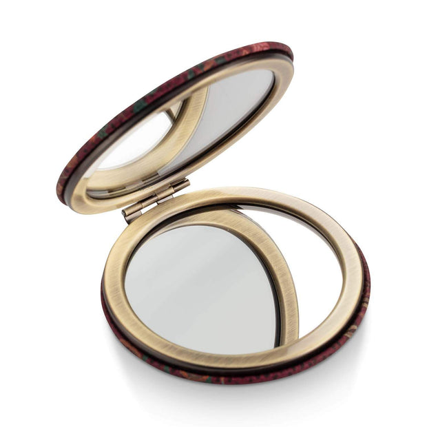 Miroir de Poche Mini Flora Bangelore Rose