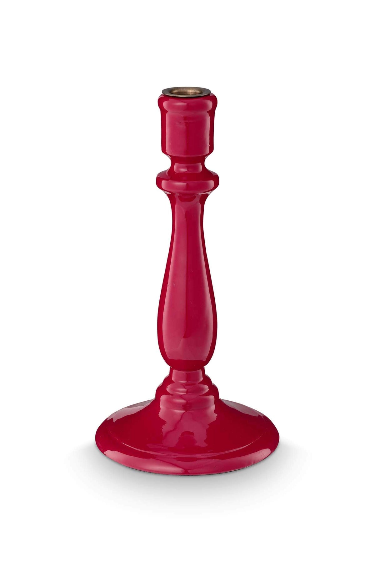 Bougeoir en Bois Rouge 25cm - PIP STUDIO