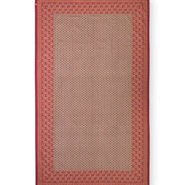 Nappe Blooming Tales Rouge Foncé 150cm x 250cm