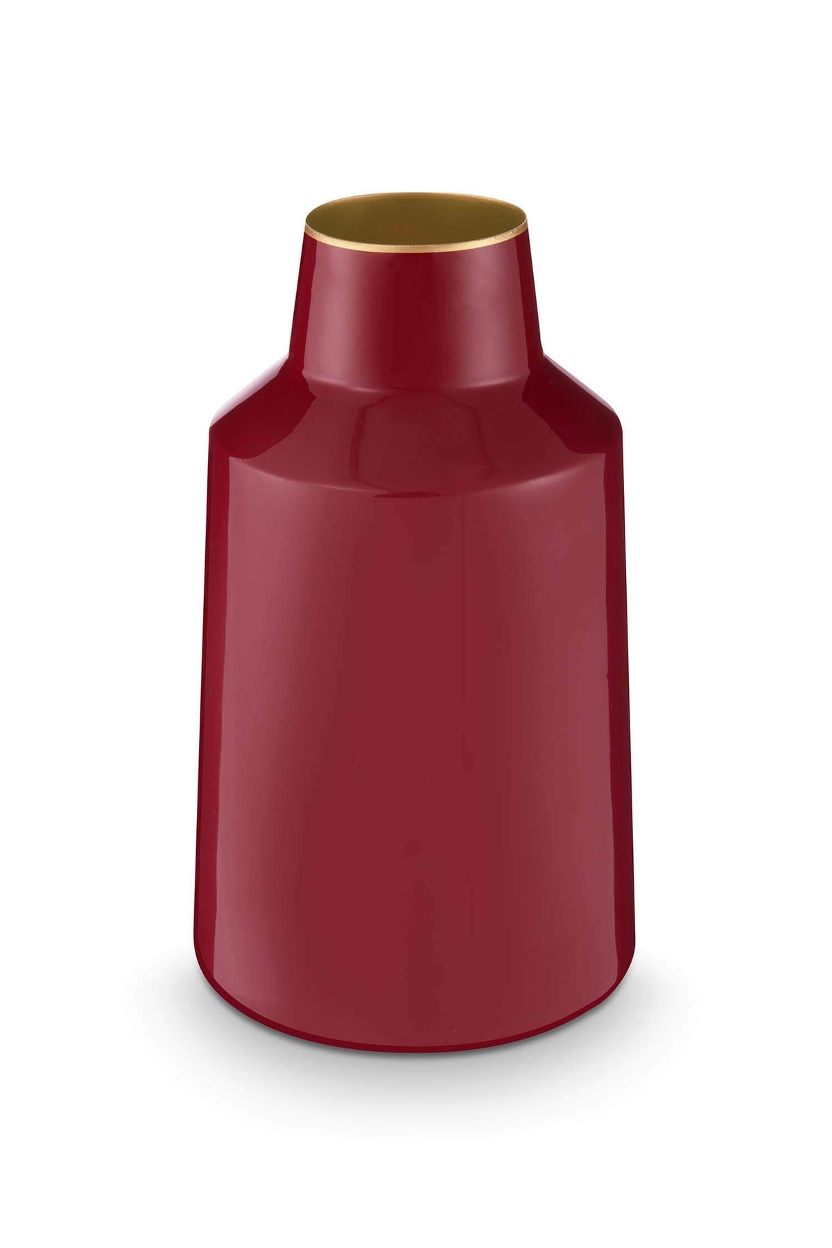 Vase Métal Rouge Foncé 20cm