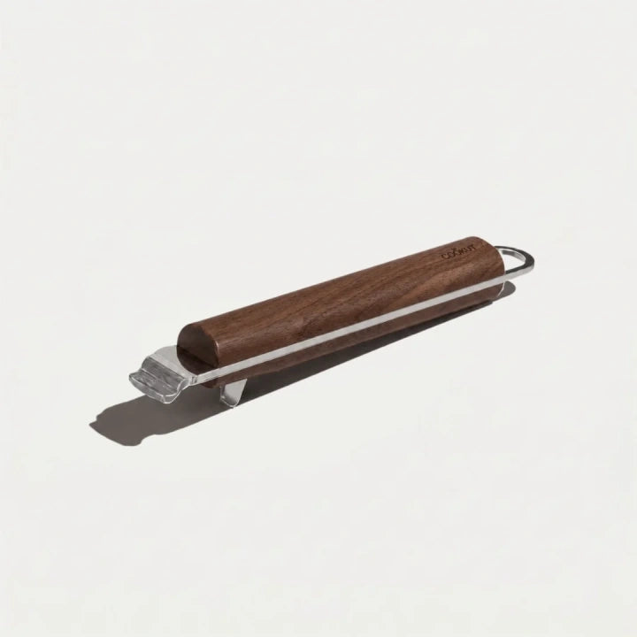 Merveilleuse poignée longue inox Noyer