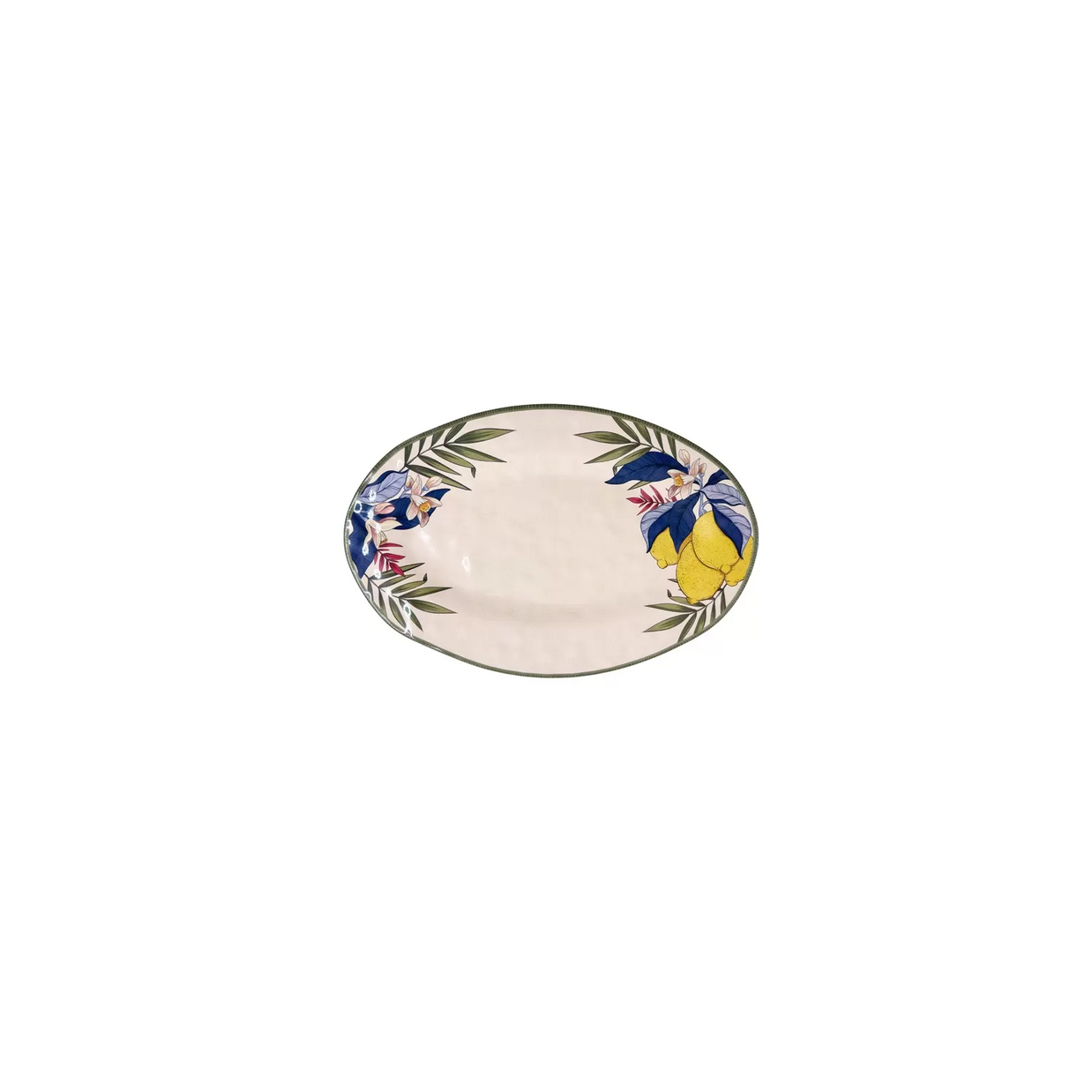 Plat Ovale  45x30cm Limu, Rose & Tulipani, MEYHUI
