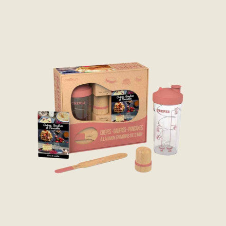 Shaker à crêpes coffret ROSE