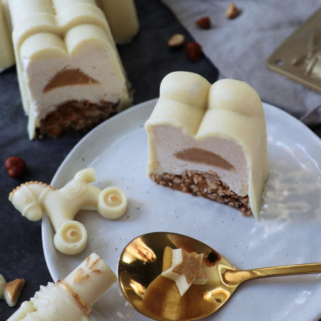 Moule en silicone pour bûche Casse-Noisette 3D
