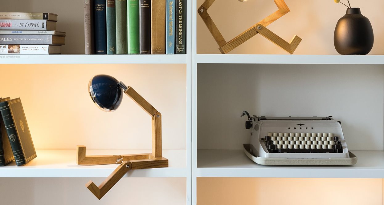 Lampe Mr Wattson VINTAGE WHITE