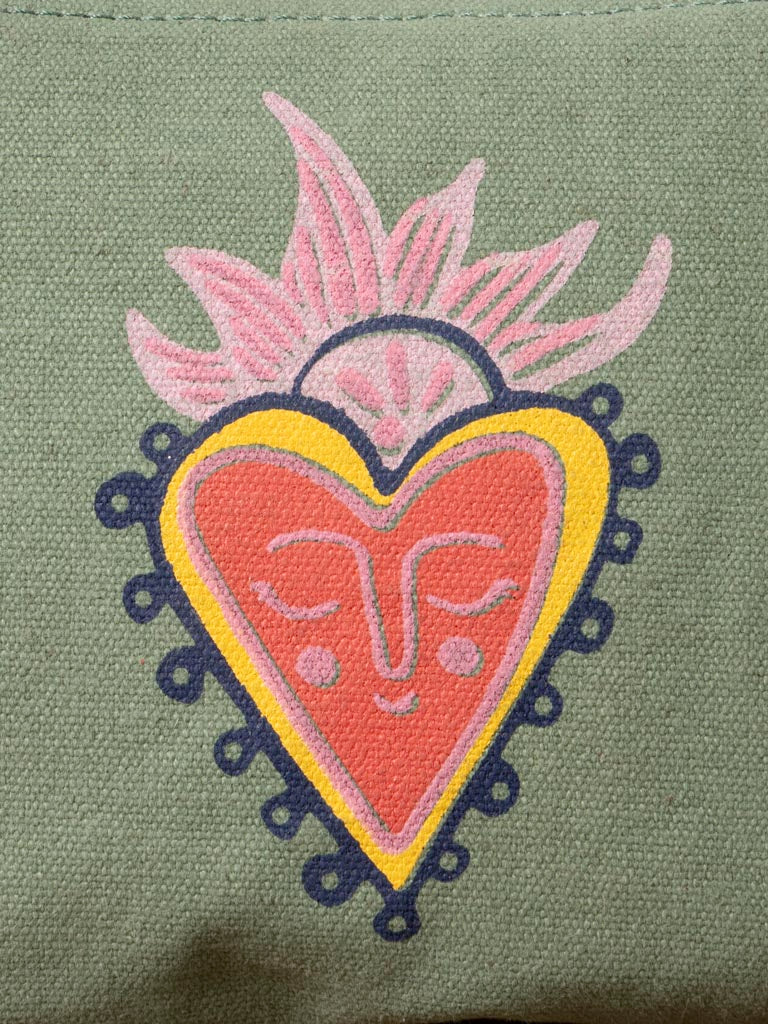 Pochette Kaki et Ex-Voto coloré - CHEHOMA