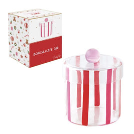 Pot à bonbons en borosilicate verre en boite CHRISTMAS TWIST