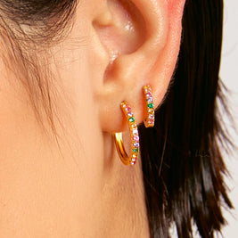 BOUCLES D'OREILLES - RAINBOW LOVELY DELHI