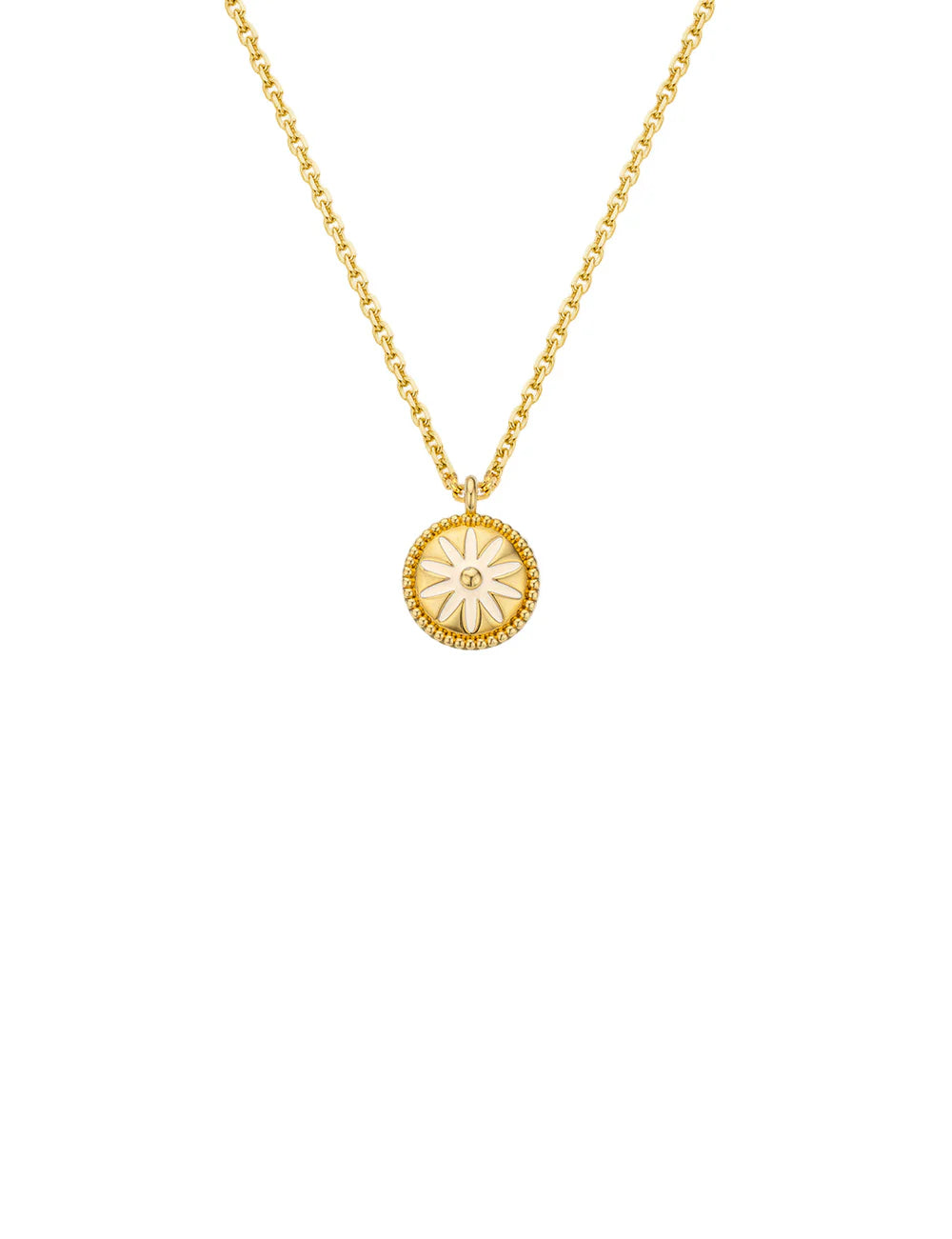 COLLIER -IVORY FLOWER