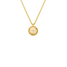 COLLIER -IVORY FLOWER