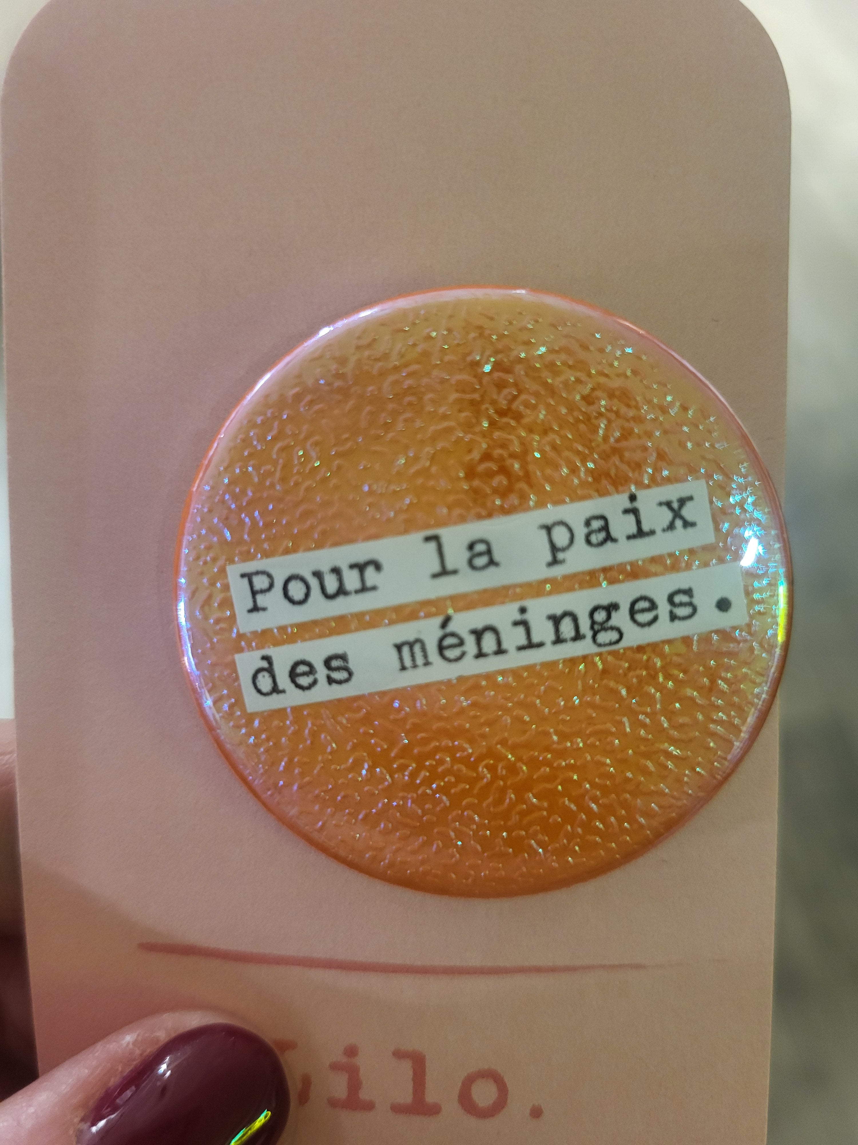 Badge Pour la paix