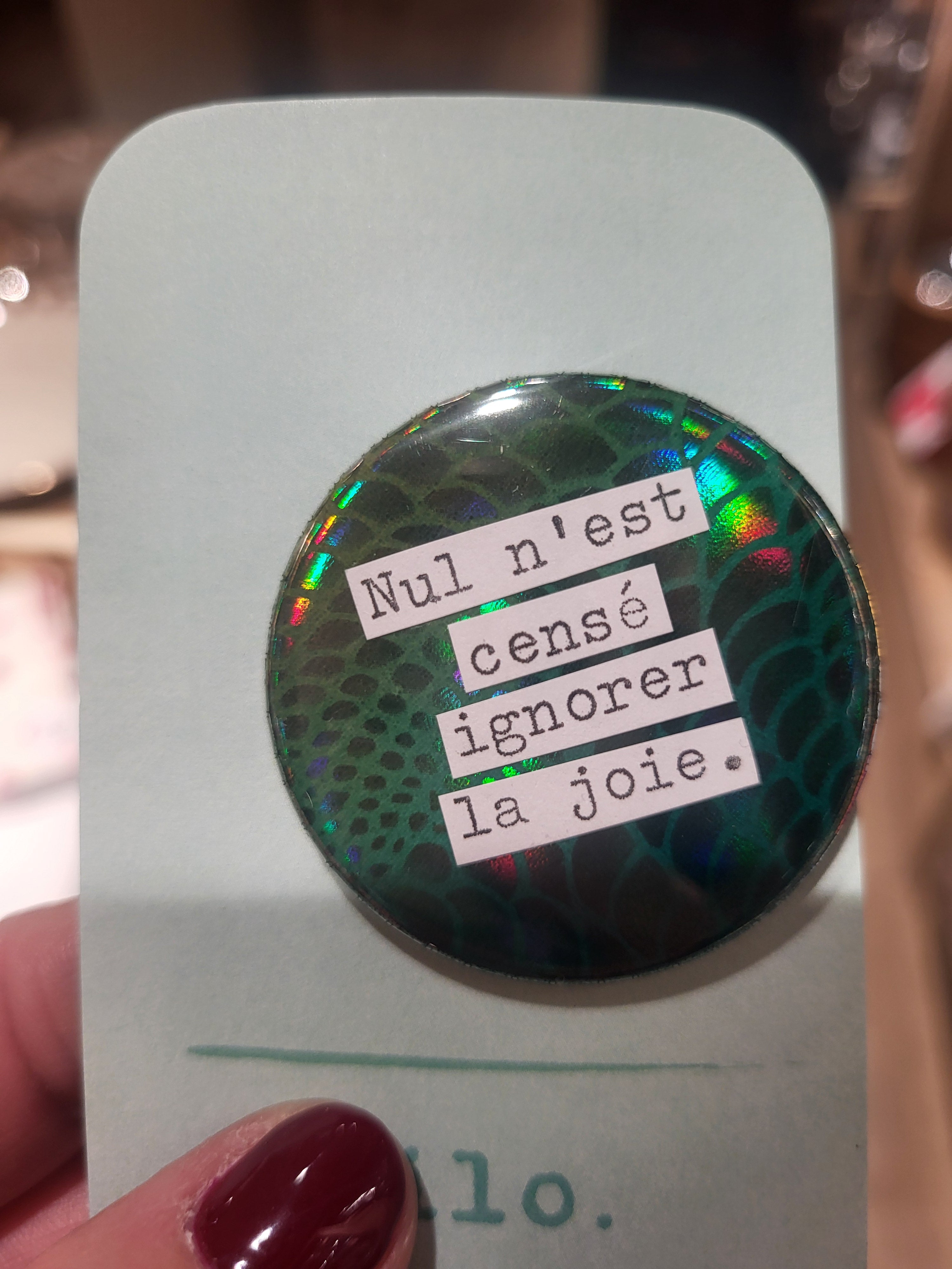Badge Nul n'est censé
