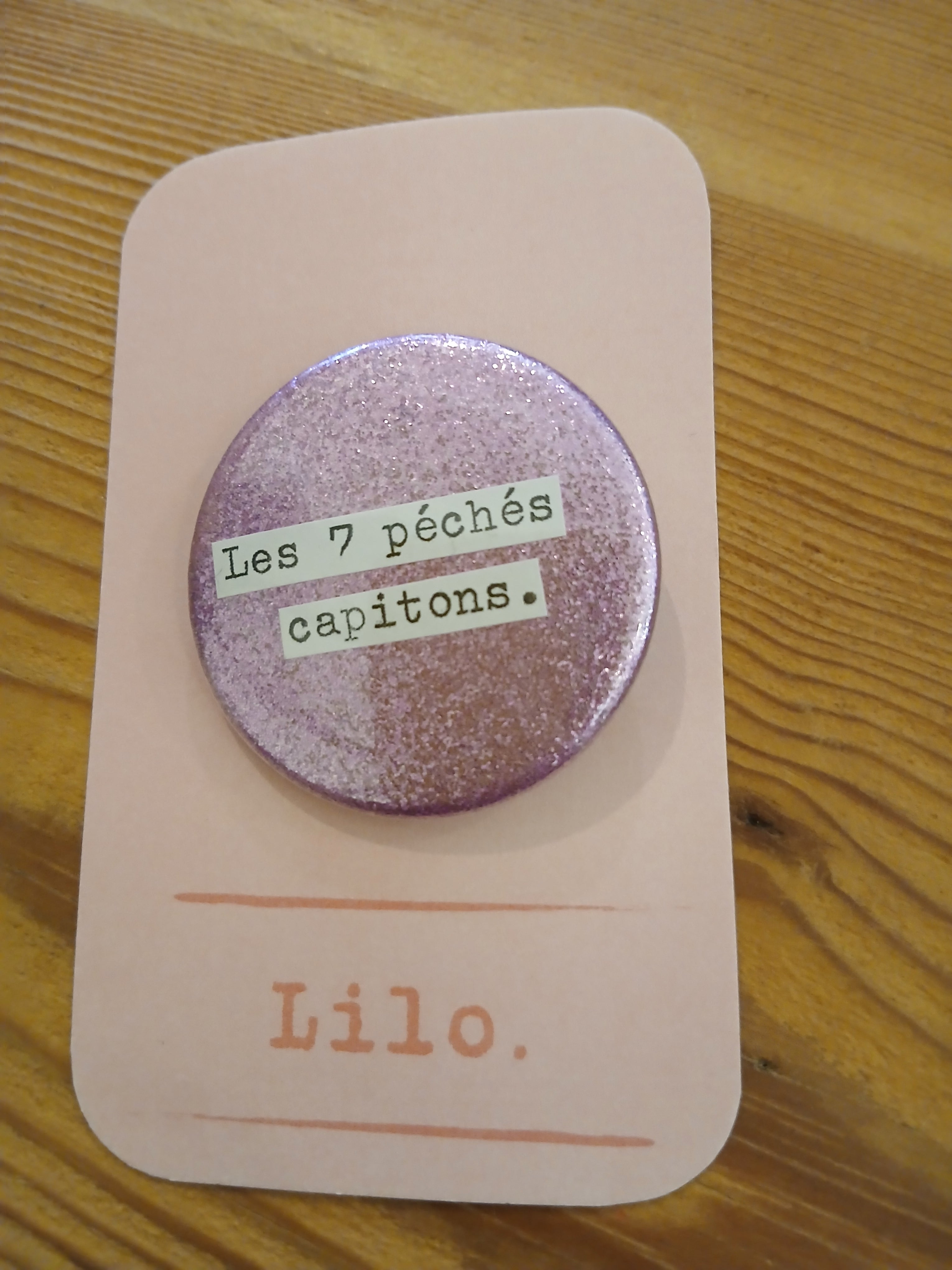 Badge Les 7 péchés