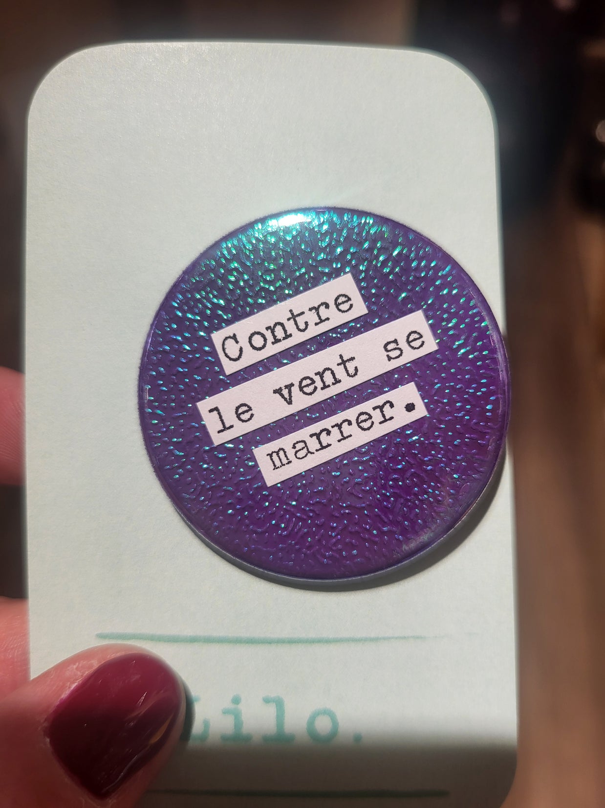 Badge Contre le vent