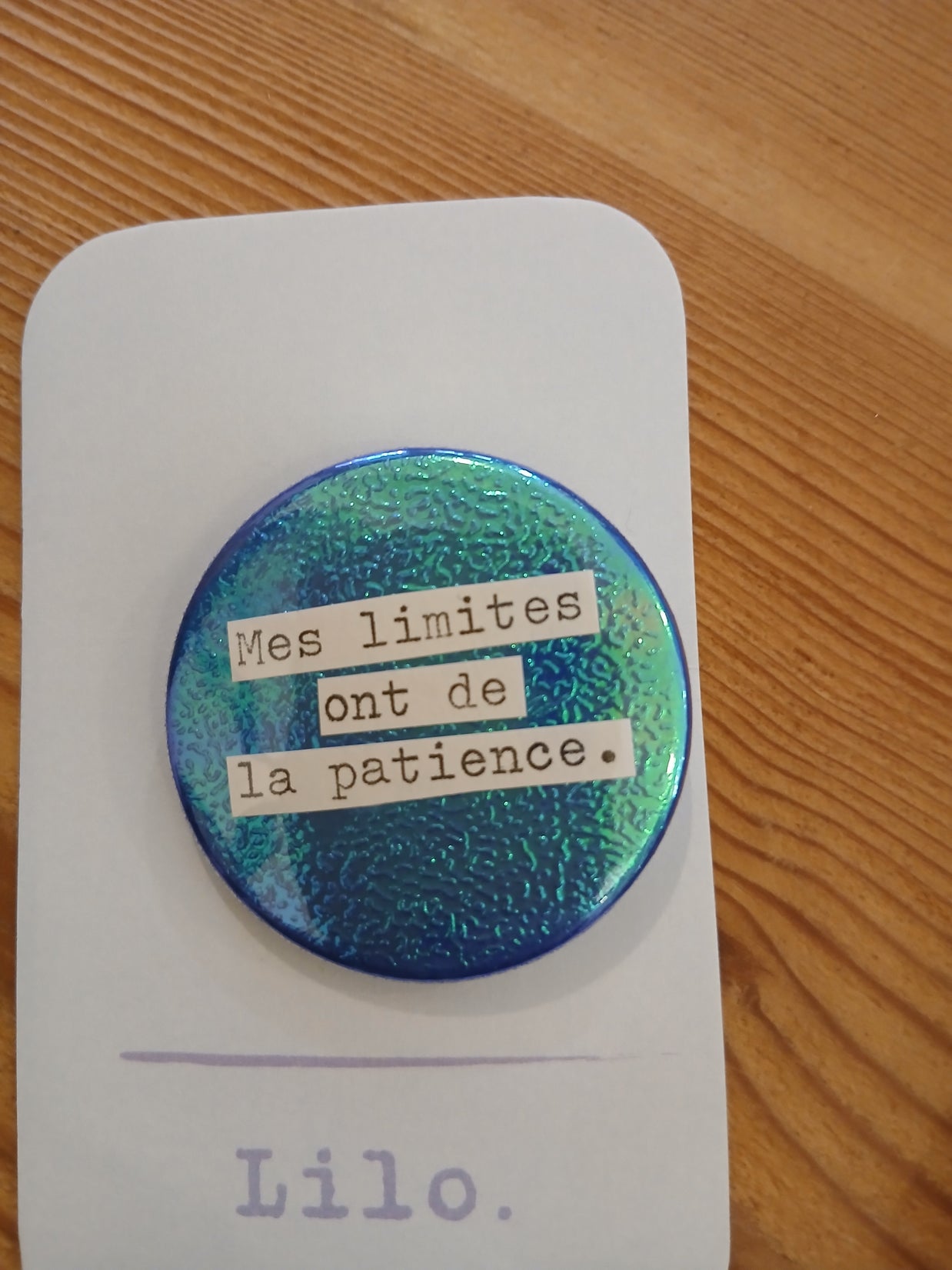 Badge Mes limites