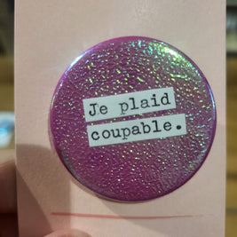 Badge Je plaid