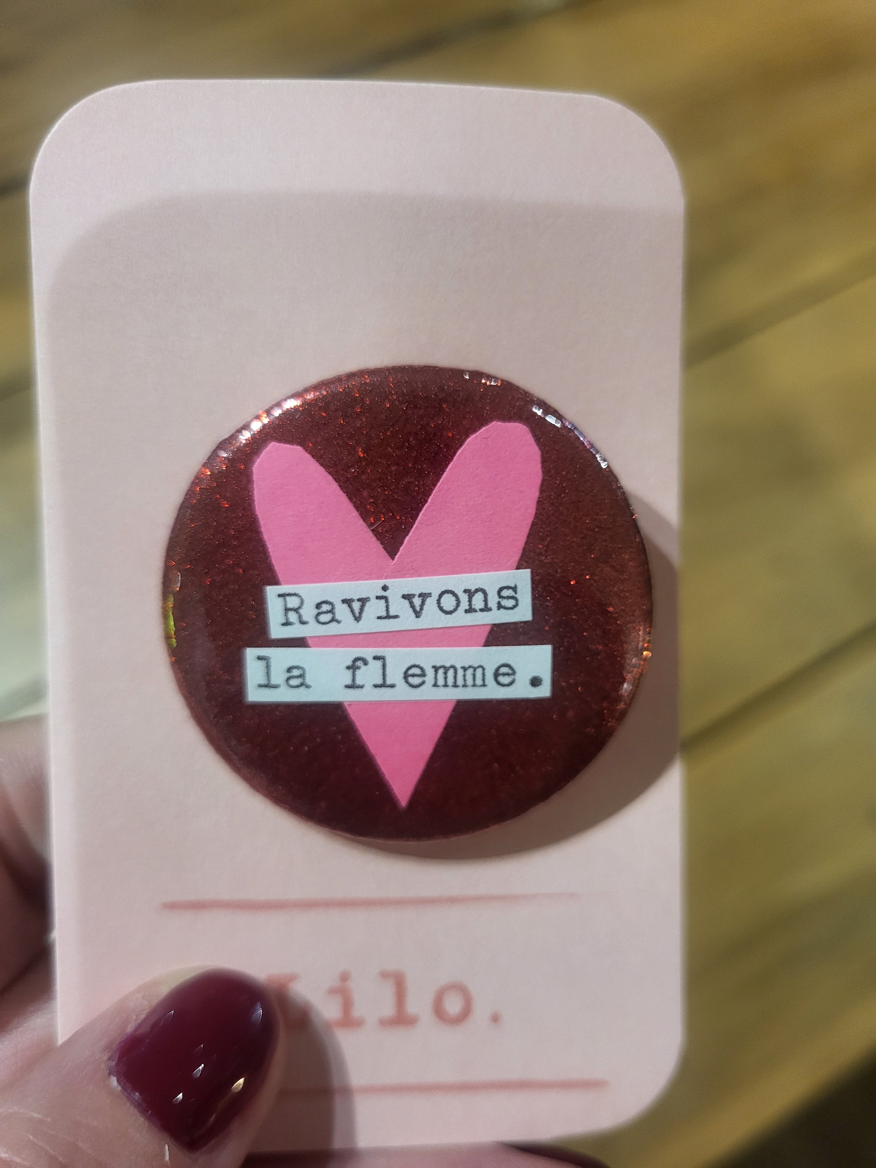 Badge Ravivons la Flemme